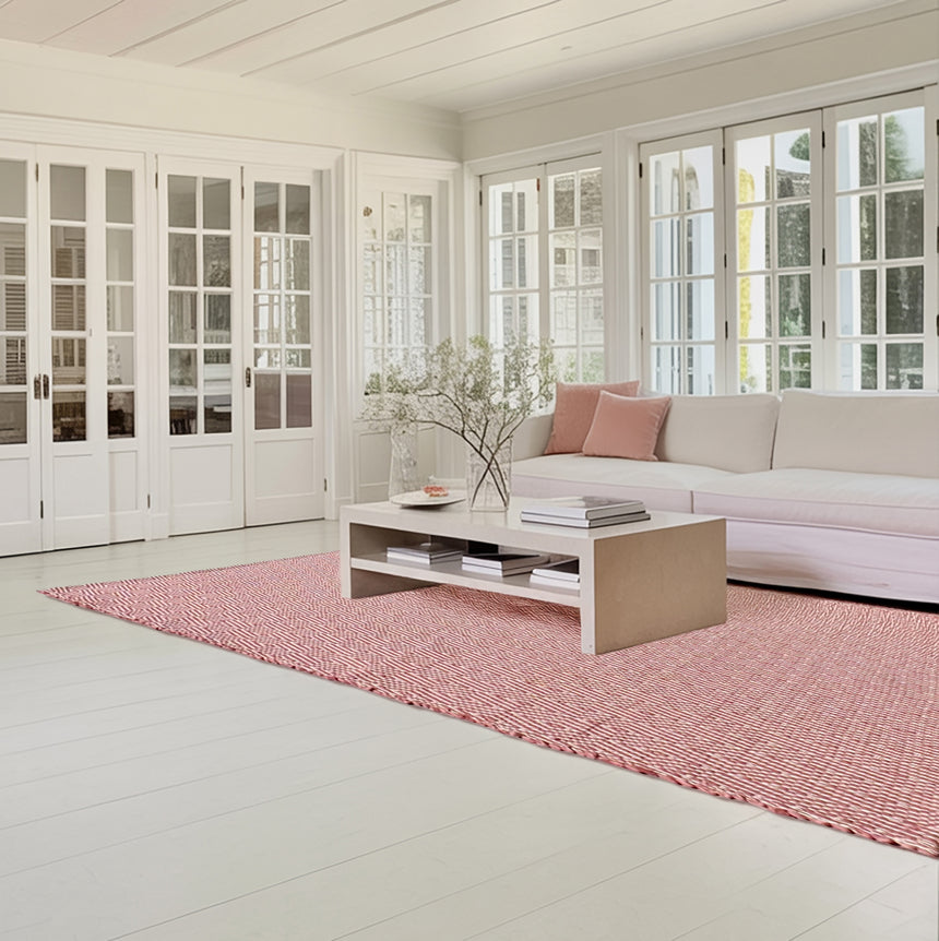 Tapis en fibres recyclées tissé à la main PESSOA