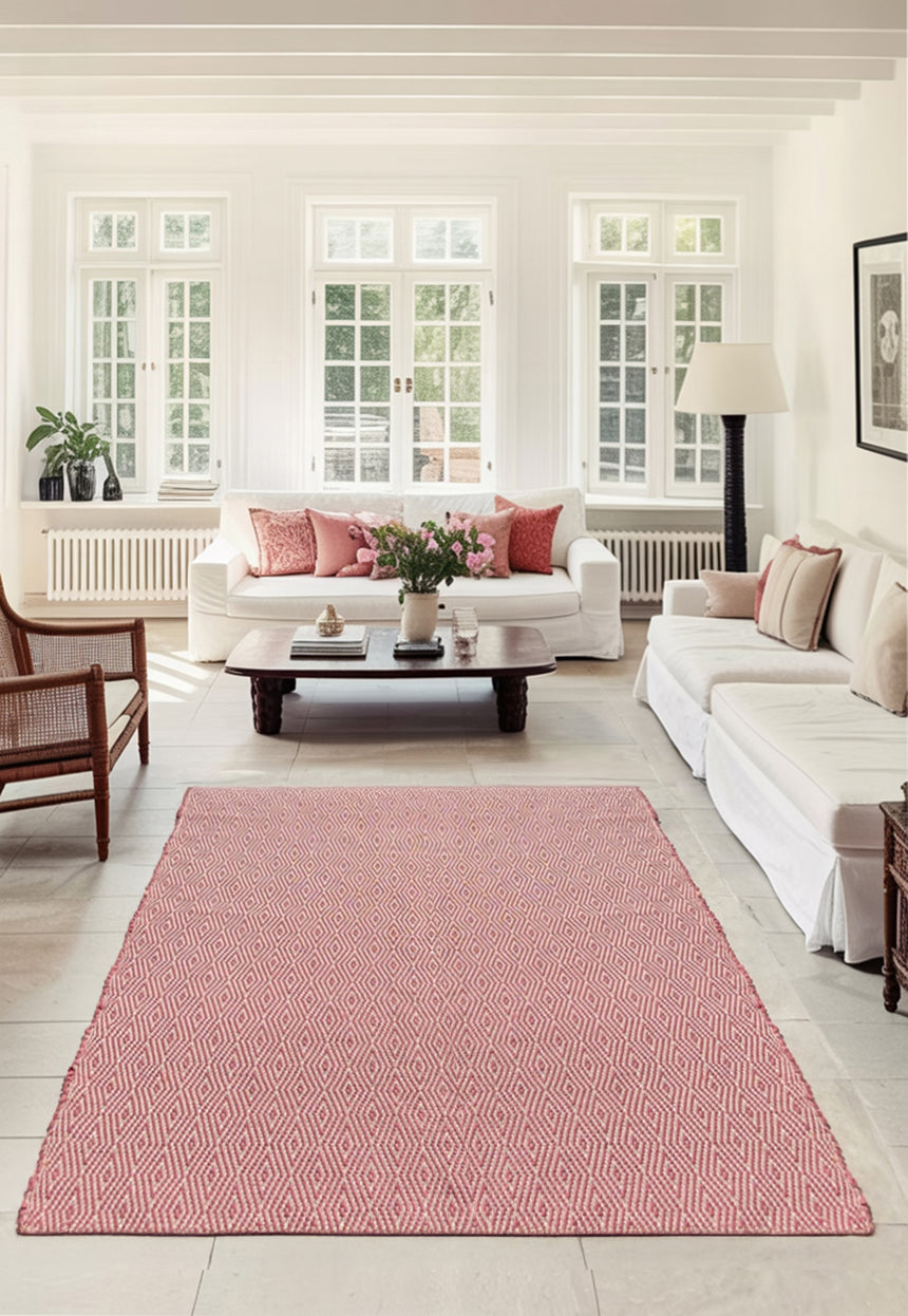 Tapis en fibres recyclées tissé à la main PESSOA