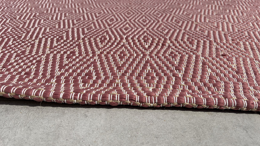 Tapis en fibres recyclées tissé à la main PESSOA