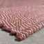 Tapis en fibres recyclées tissé à la main PESSOA