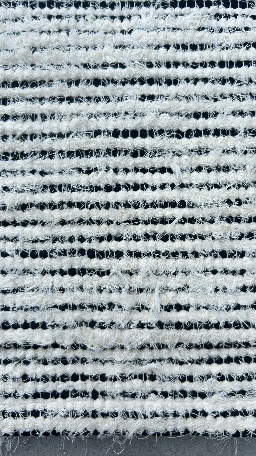 Tapis en coton recyclé tissé à la main BARTOLO