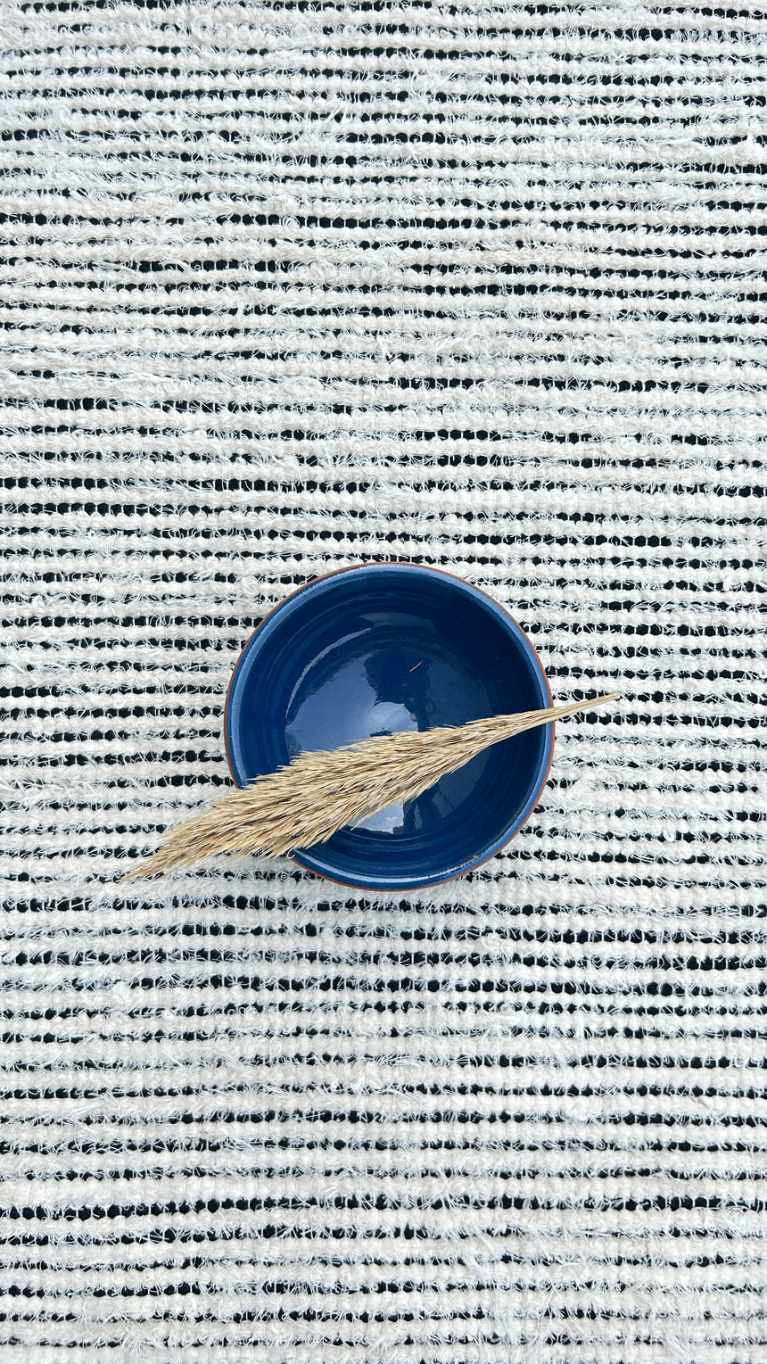 Tapis en coton recyclé tissé à la main BARTOLO