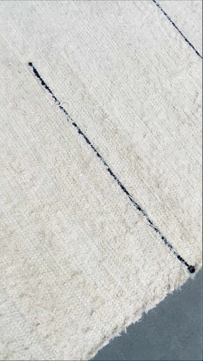 Tapis en coton recyclé tissé à la main CAMOES