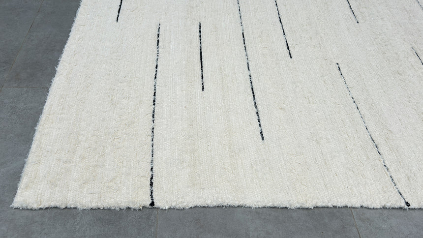 Tapis en coton recyclé tissé à la main CAMOES
