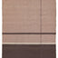 Tapis en fibres recyclées tissé à la main LEONOR