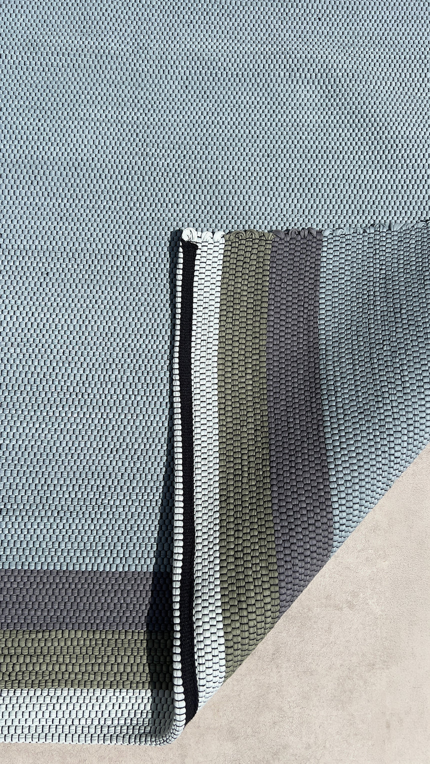 Tapis en coton recyclé tissé à la main FADO