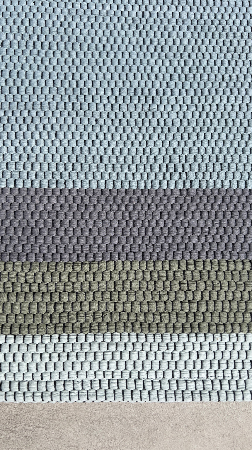 Tapis en coton recyclé tissé à la main FADO