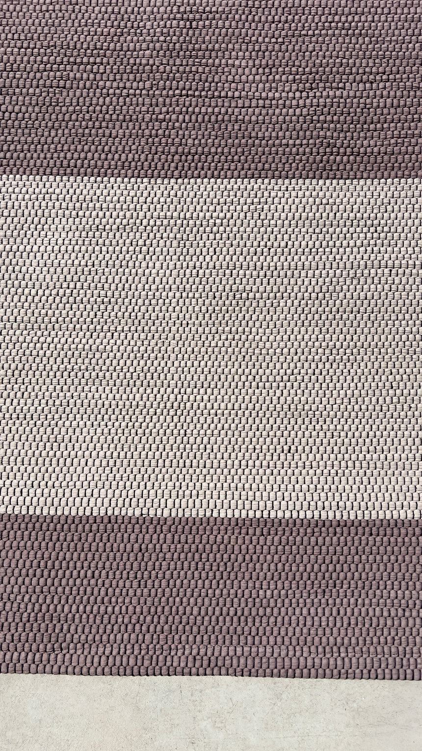 Tapis en coton recyclé tissé à la main TIAGO