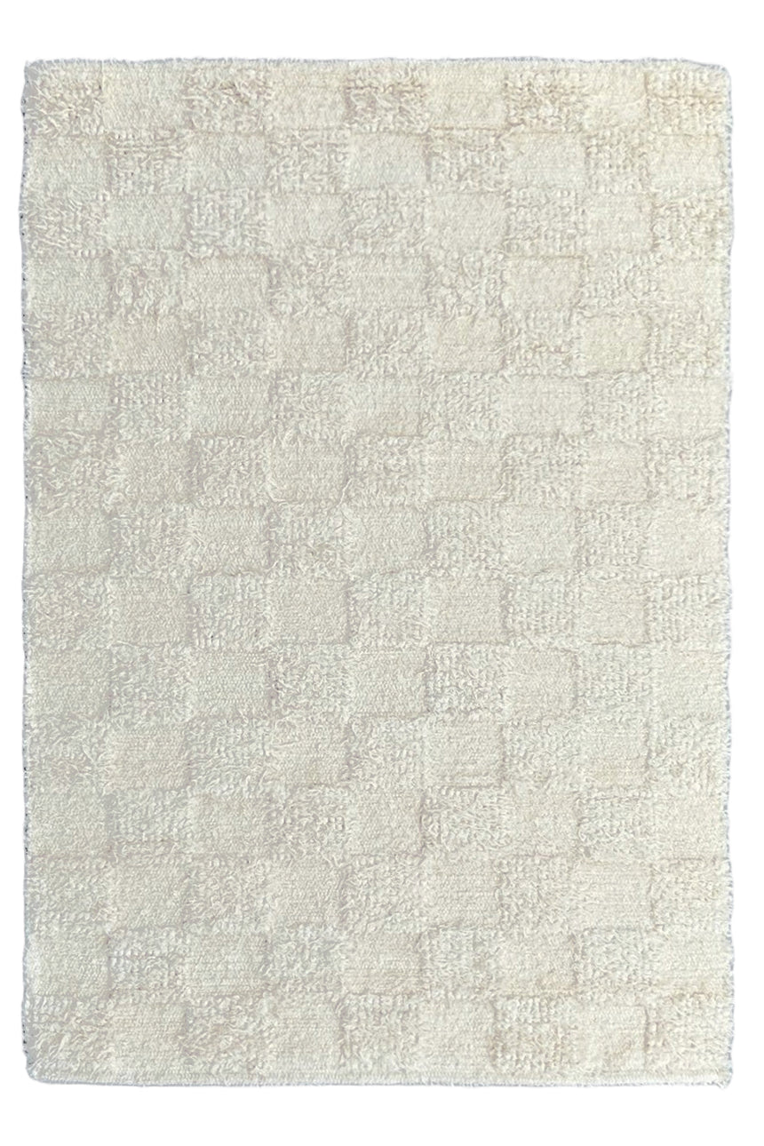Tapis en coton recyclé tissé à la main SUAVE