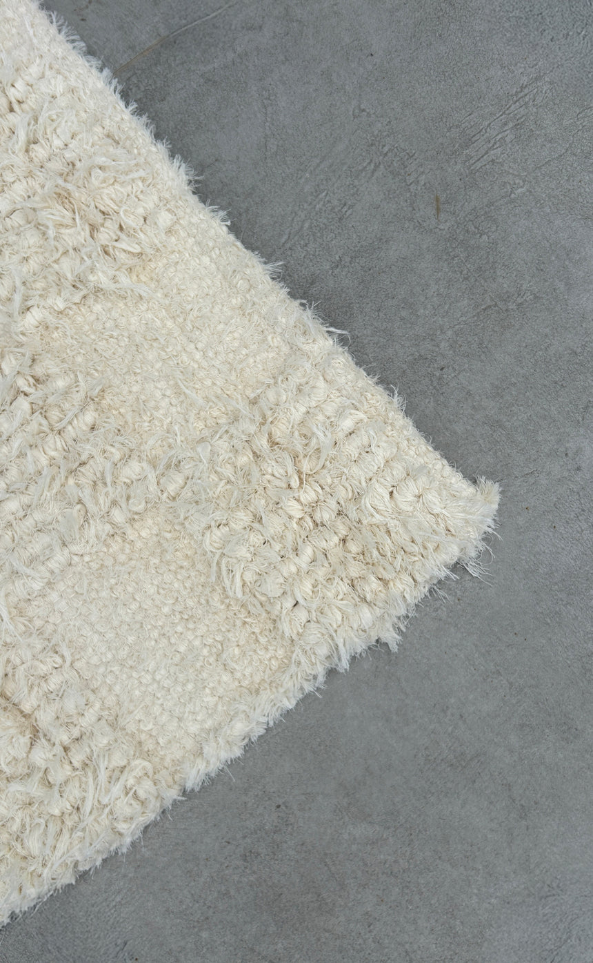 Tapis en coton recyclé tissé à la main SUAVE