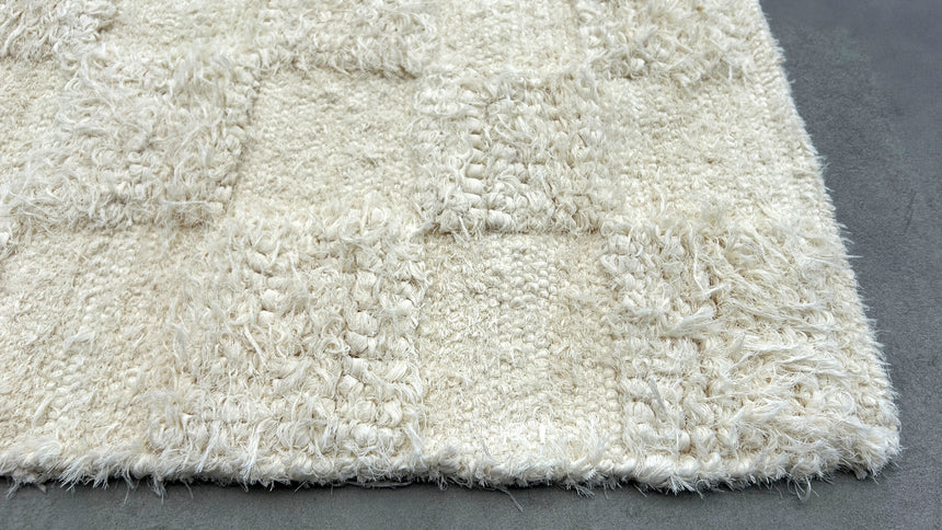 Tapis en coton recyclé tissé à la main SUAVE