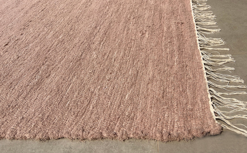 Tapis en coton recyclé tissé à la main AMALIA
