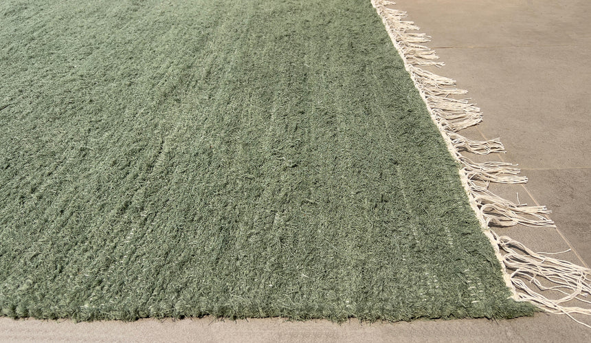 Tapis en coton recyclé tissé à la main AMALIA