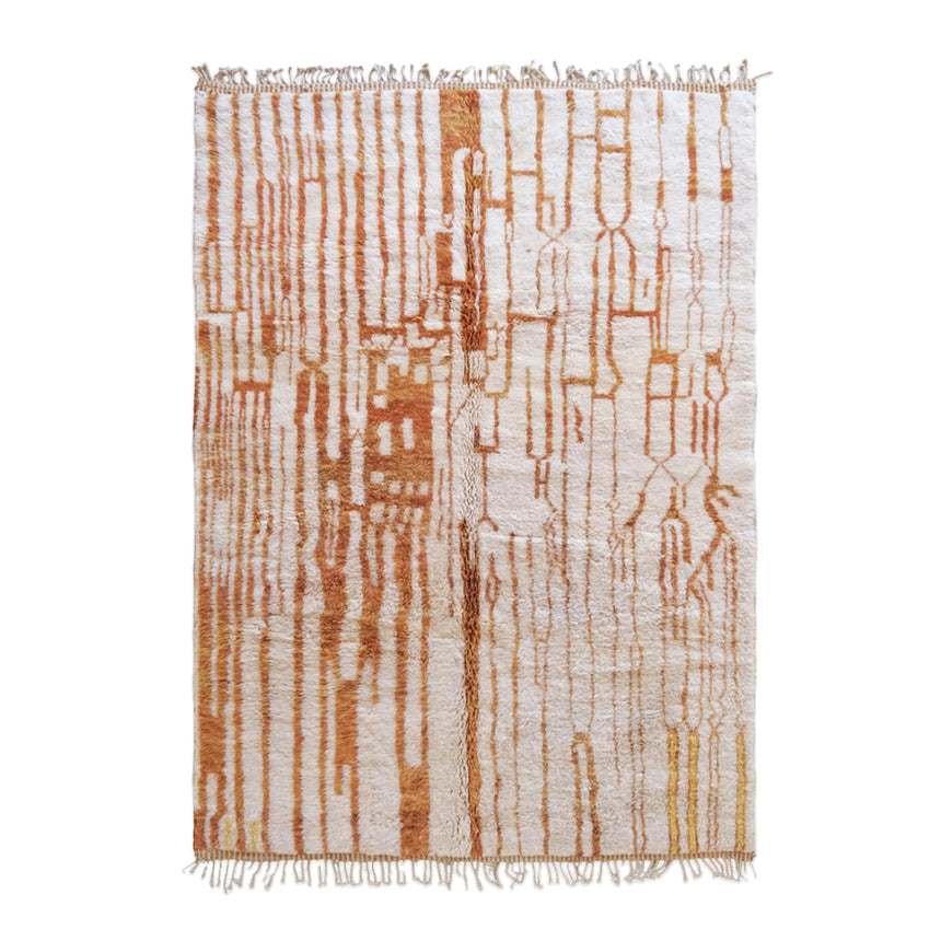 Pure Wool Moroccan Berber carpet - Custom Carpet