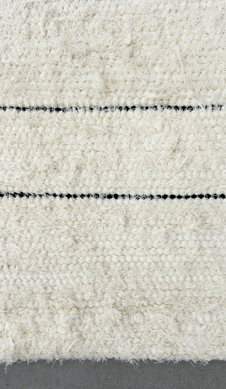 Tapis en coton recyclé tissé à la main VASCO