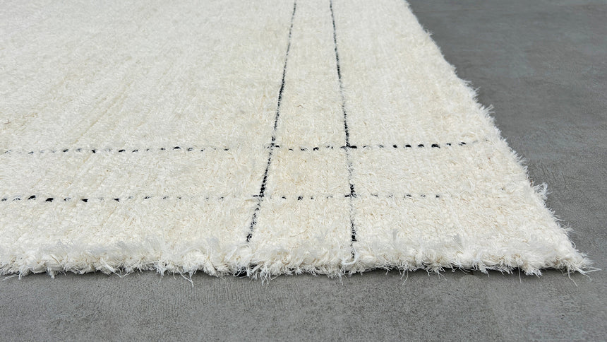 Tapis en coton recyclé tissé à la main VASCO