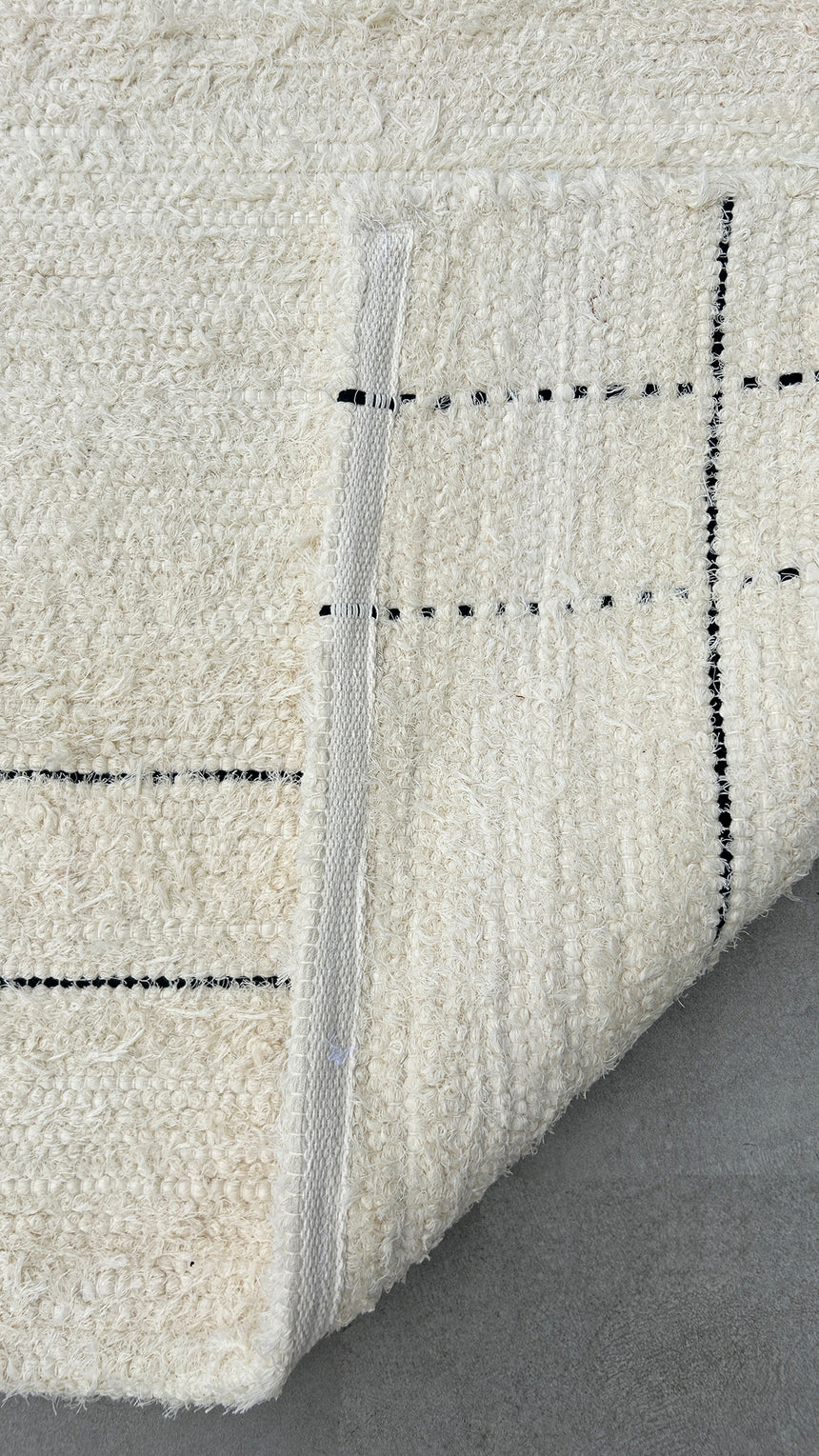 Tapis en coton recyclé tissé à la main VASCO