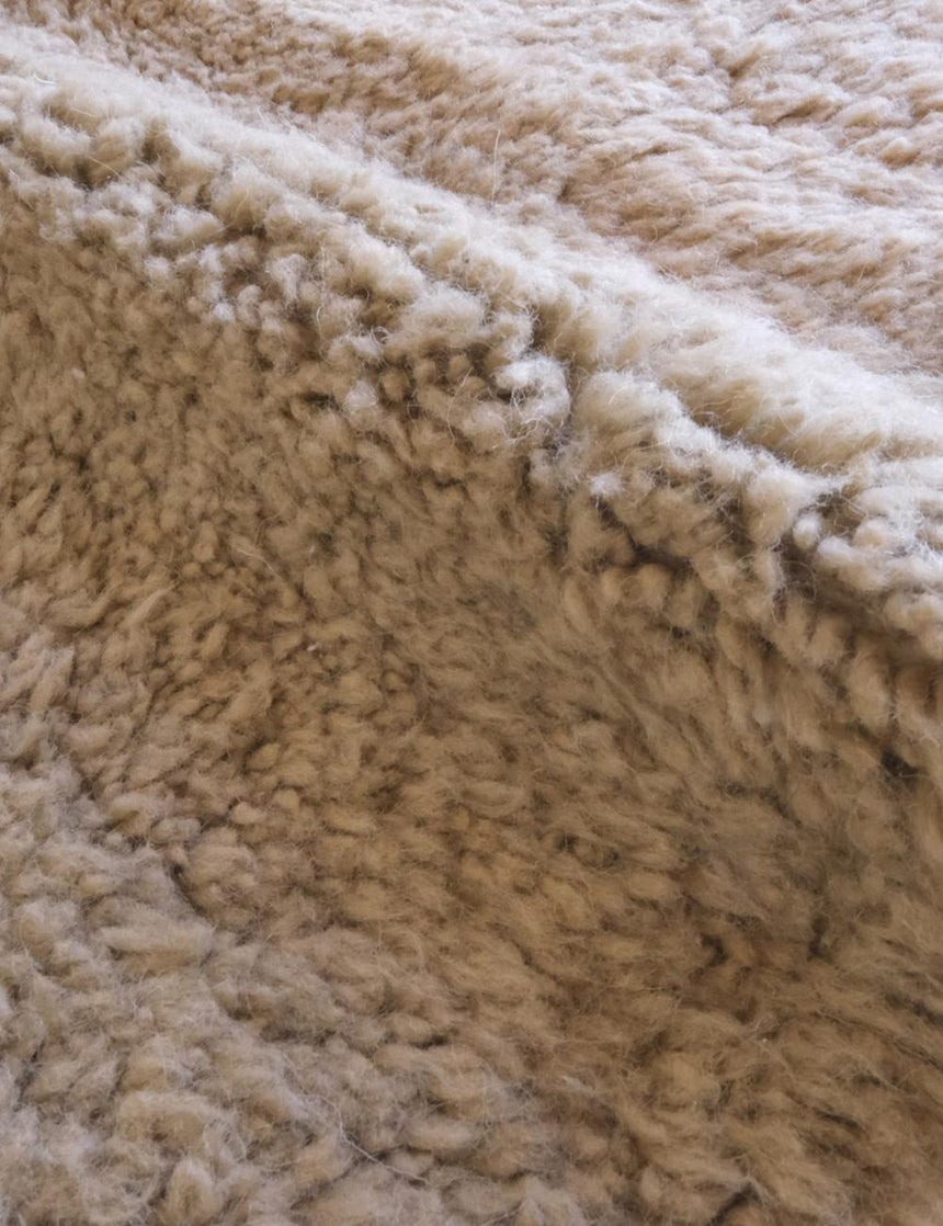 Tapis berbère décoratif à motifs géométriques en laine 255 x 350 cm