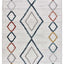 Tapis à motifs géométriques en polyester QUADRIS - AFKliving
