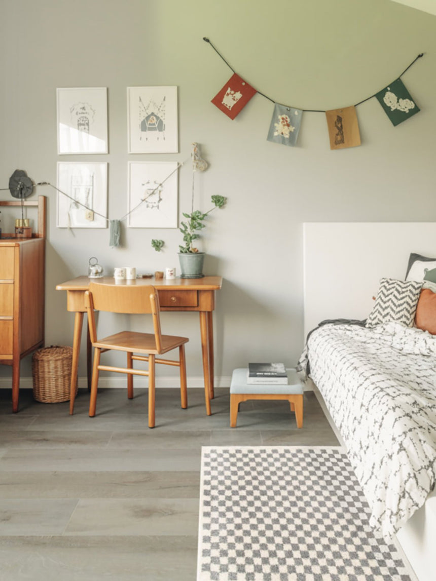 Tapis à poil haut doux et confortable CHECKERS - AFKliving