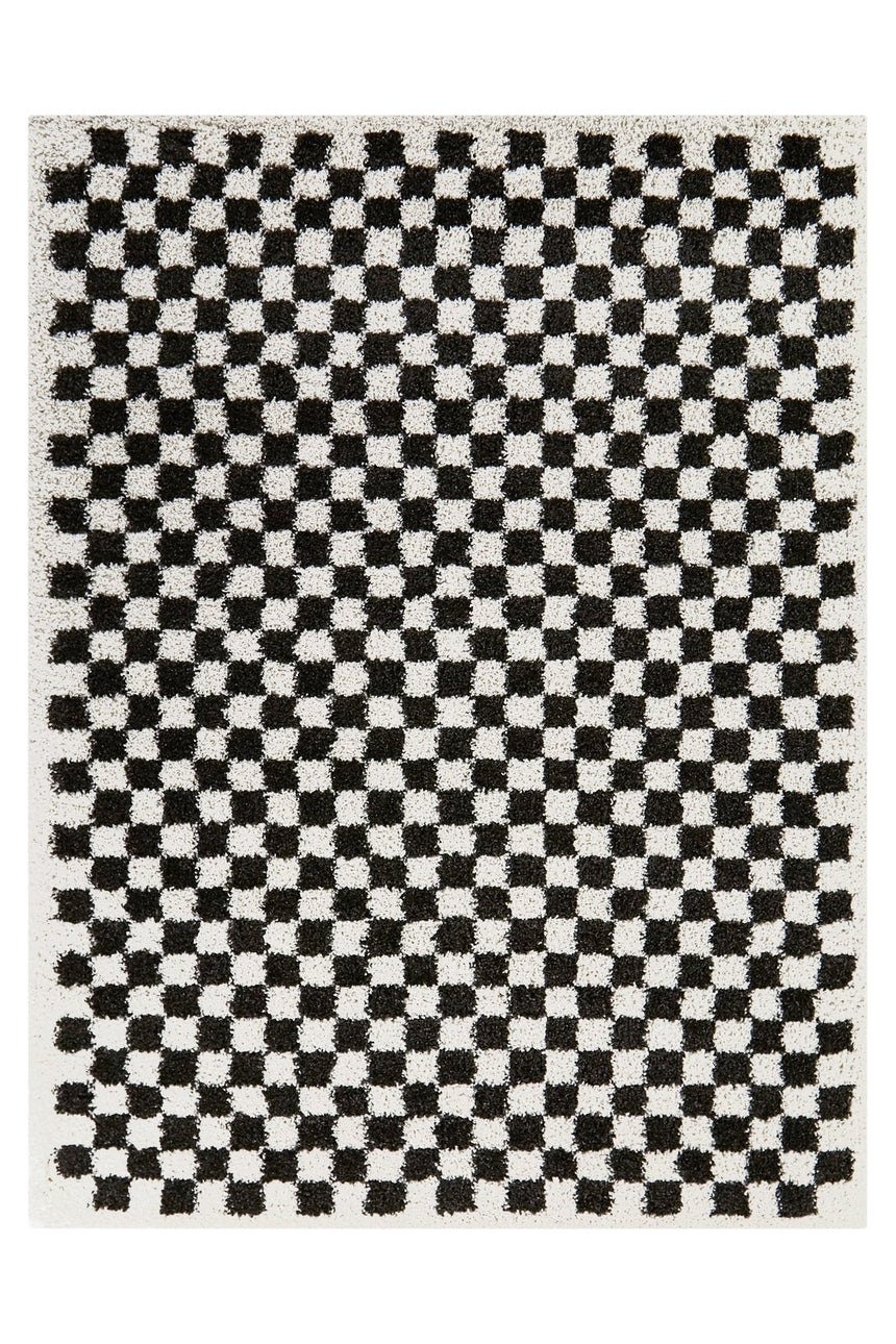 Tapis à poil haut doux et confortable CHECKERS - AFKliving