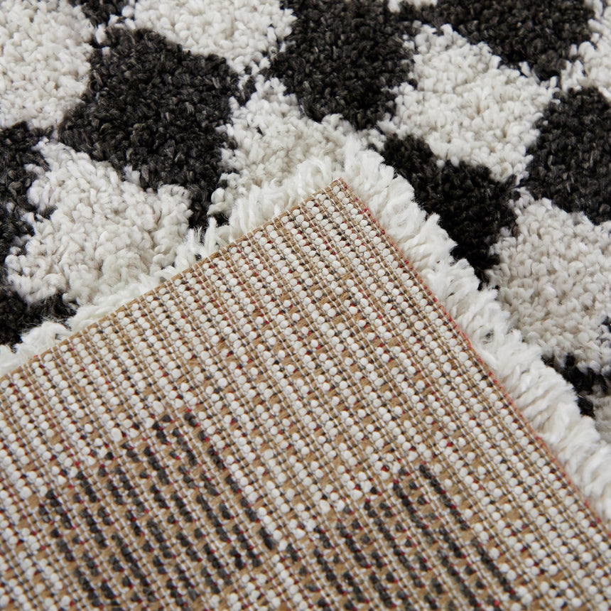 Tapis à poil haut doux et confortable CHECKERS - AFKliving