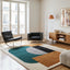 Designer long pile rug in warm tones GATSBY - AFKliving