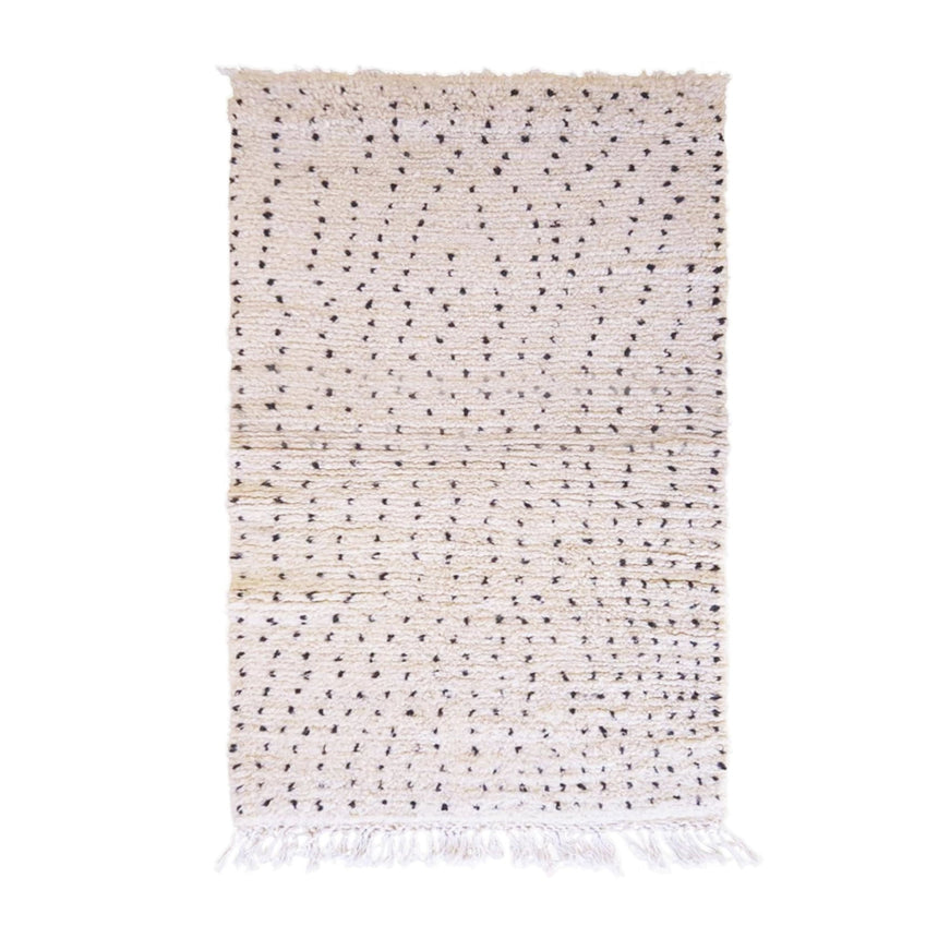 Tapis à pois berbère marocain en laine - tapis sur mesure - AFKliving