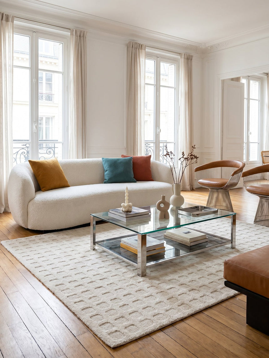 Tapis à relief doux et élégant PIXEL - AFKliving