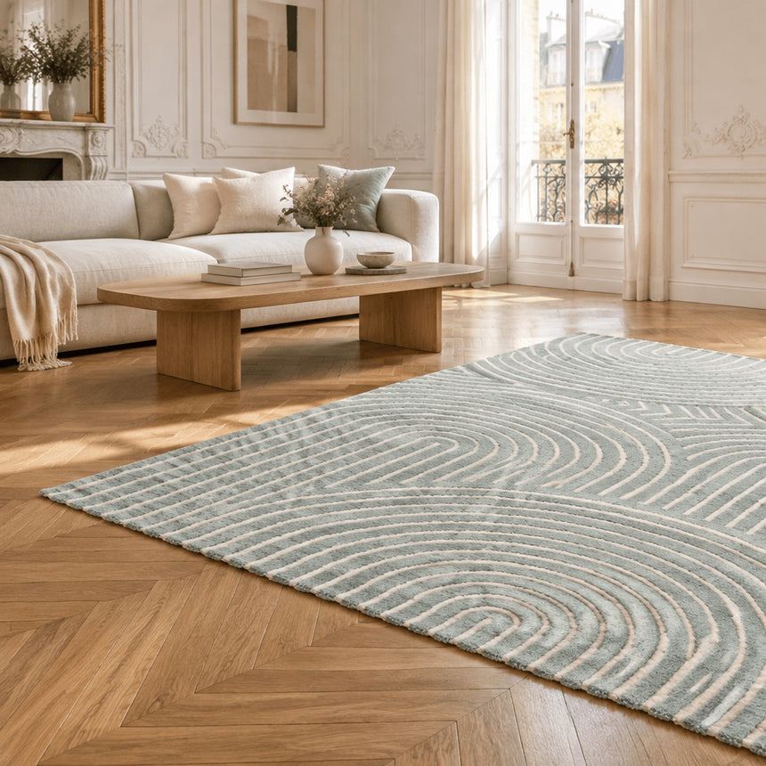 Tapis à relief doux et élégant GROOVE