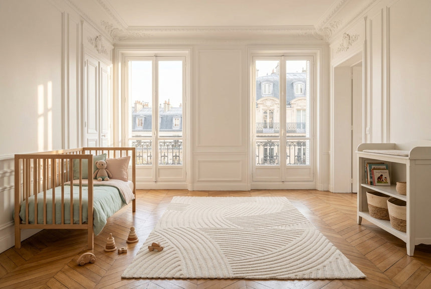 Tapis doux à motifs en relief SILLAGE