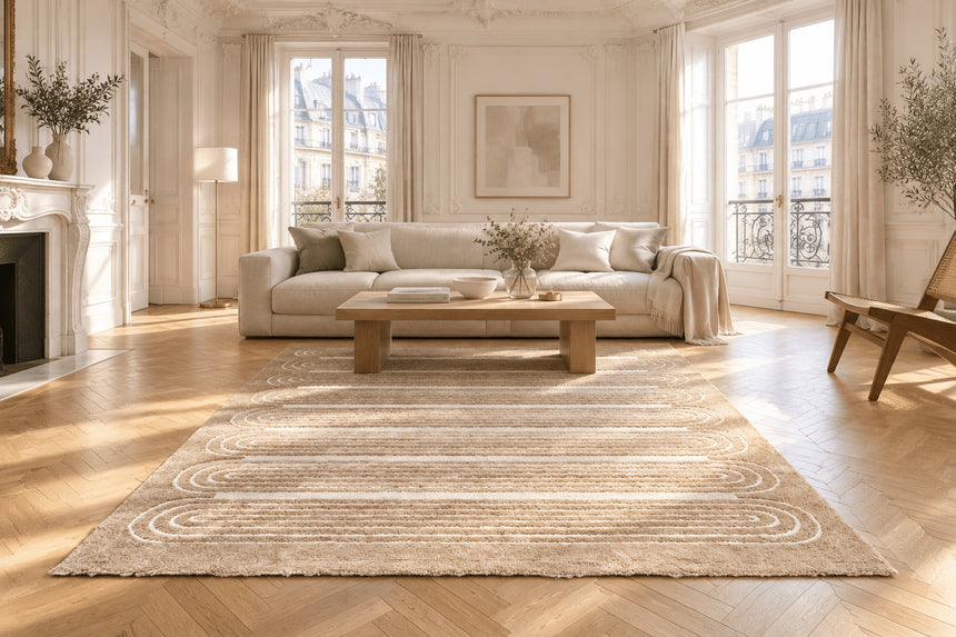 Soft carpet in relief sinea