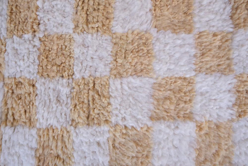 Tapis Berbere à carreaux en laine 164 x 251 cm - AFKliving