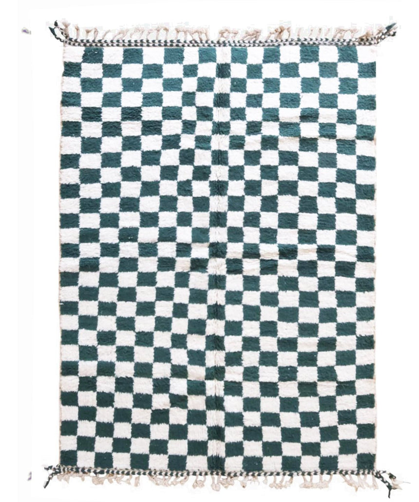 Tapis berbère à carreaux en laine - tapis sur mesure - AFKliving