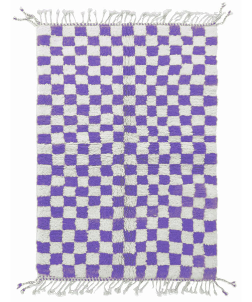 Tapis berbère à carreaux - tapis sur mesure - AFKliving