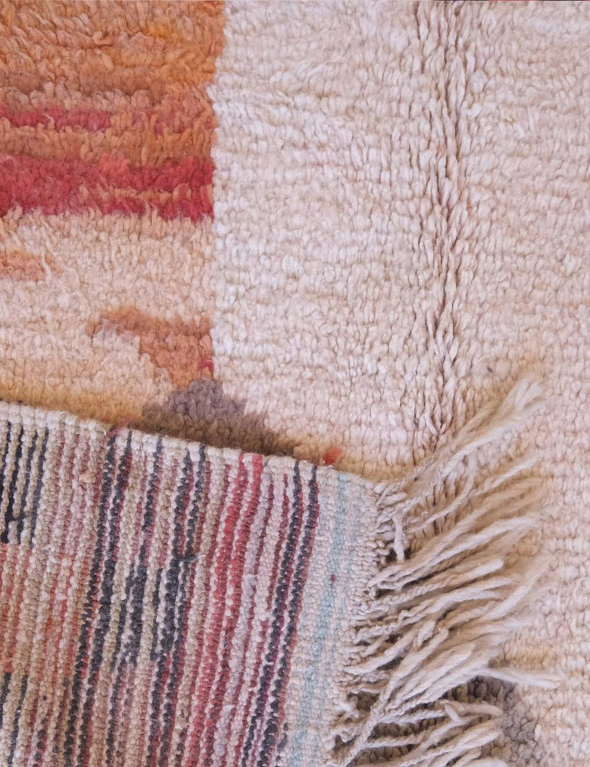 Tapis berbère abstrait et raffiné en laine - sur mesure - AFKliving