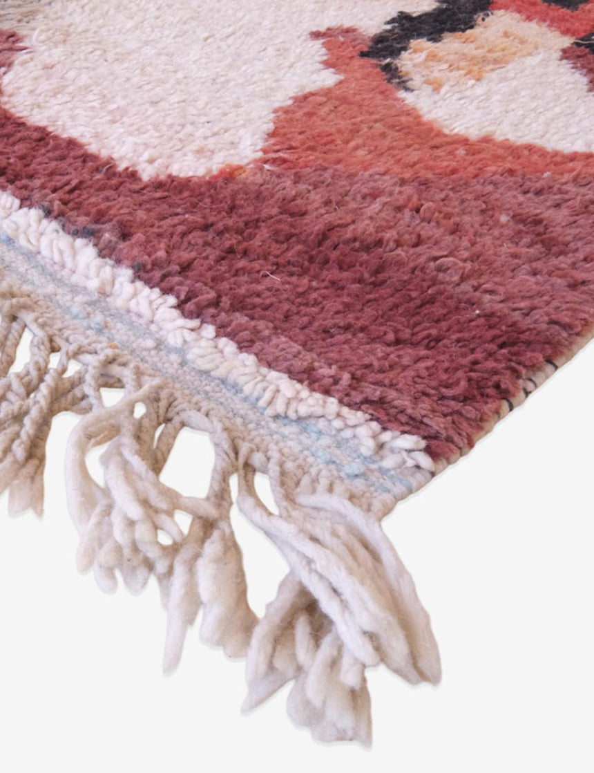 Tapis berbère abstrait et raffiné en laine - sur mesure - AFKliving