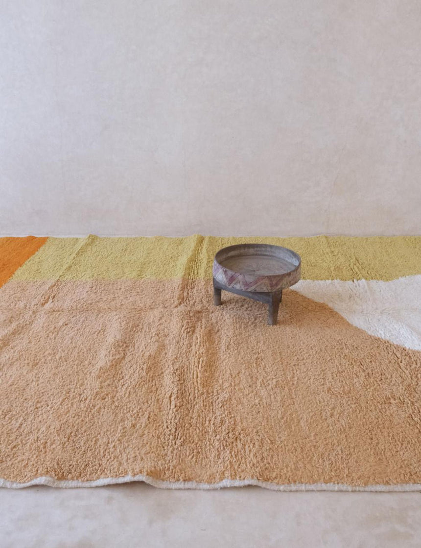 Tapis berbère authentique et graphique en laine 218 x 295 cm - AFKliving