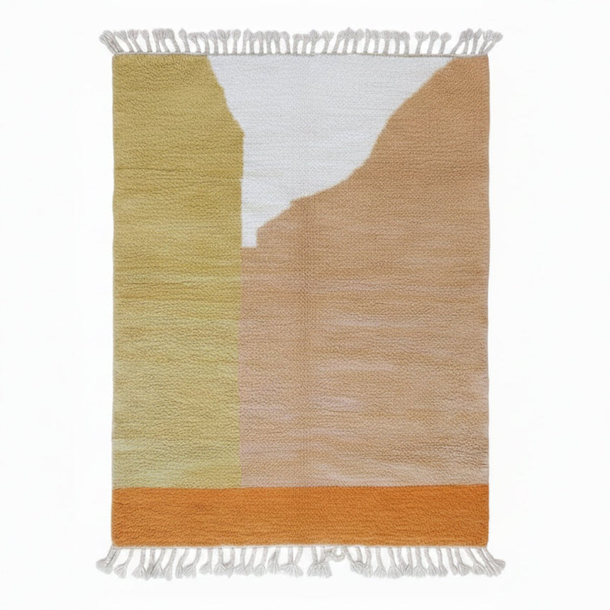 Tapis berbère authentique et graphique en laine - AFKliving
