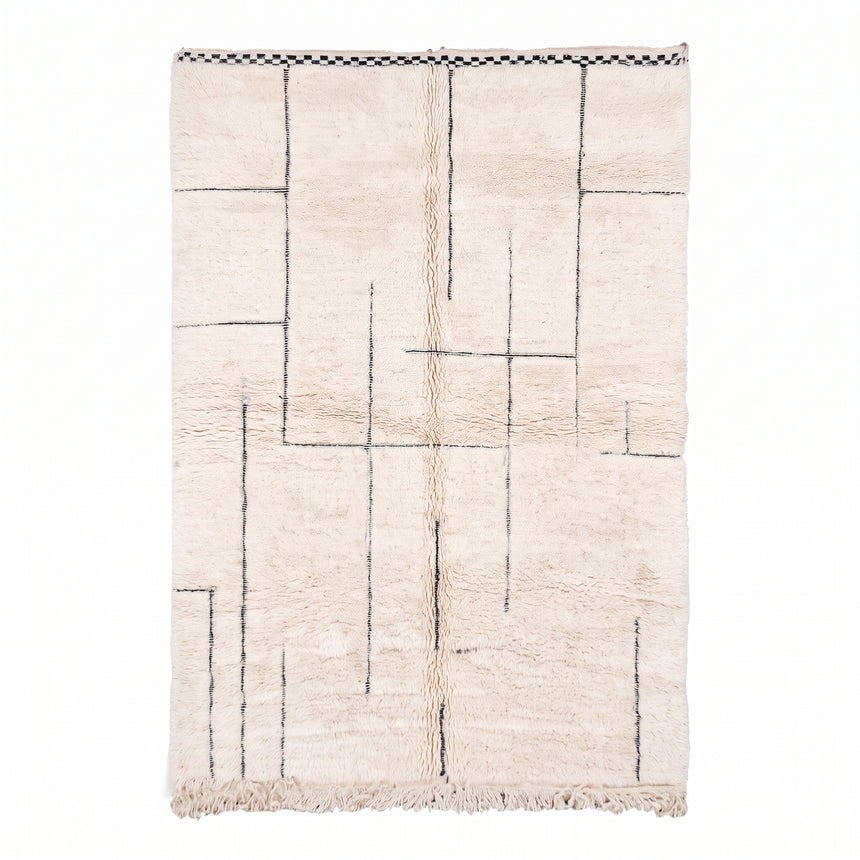 Tapis berbère authentique et design en laine Elbadi