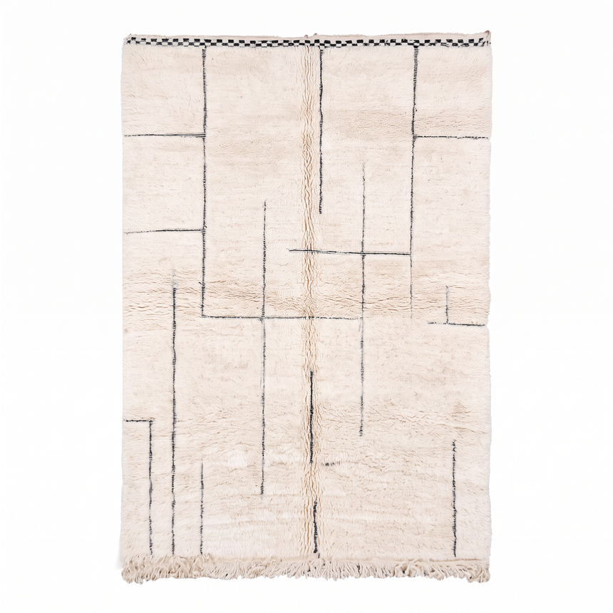 Tapis berbère authentique et design en laine Elbadi
