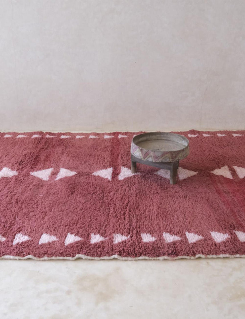 Tapis berbère authentique tissé à la main en laine 196 x 278 cm - AFKliving