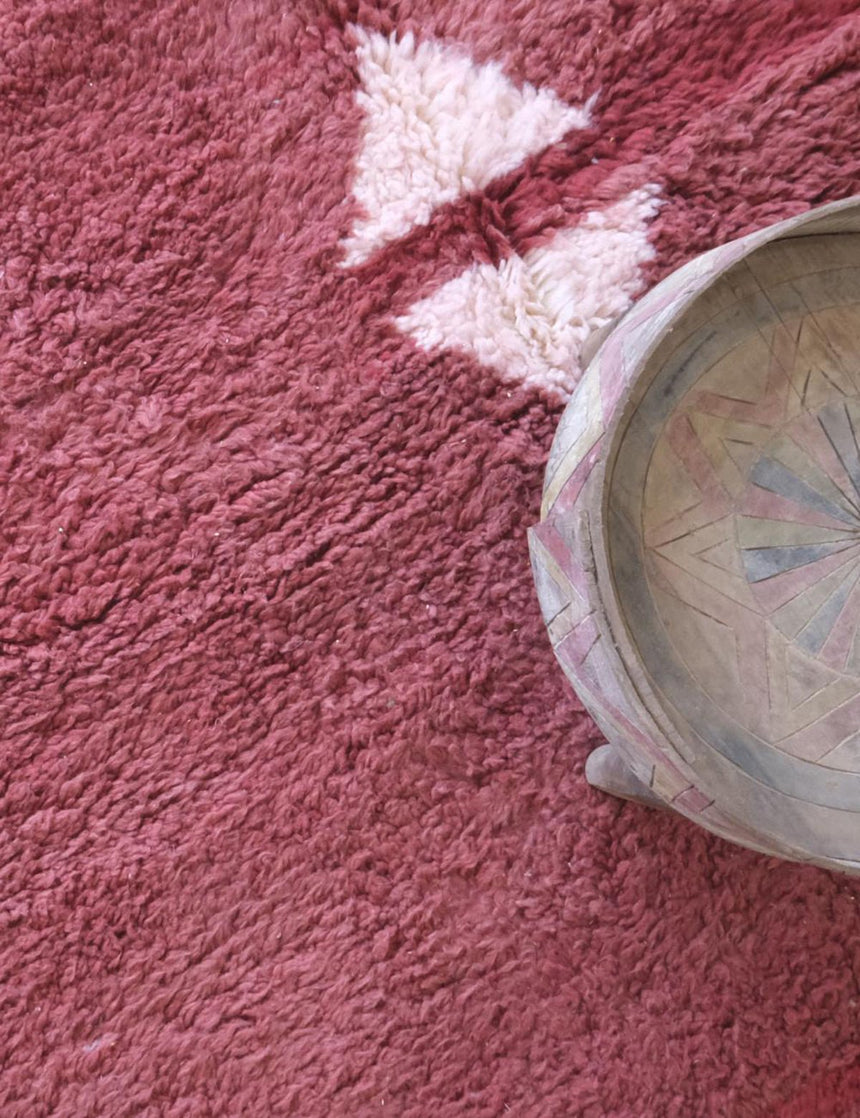 Tapis berbère authentique tissé à la main en laine 196 x 278 cm - AFKliving