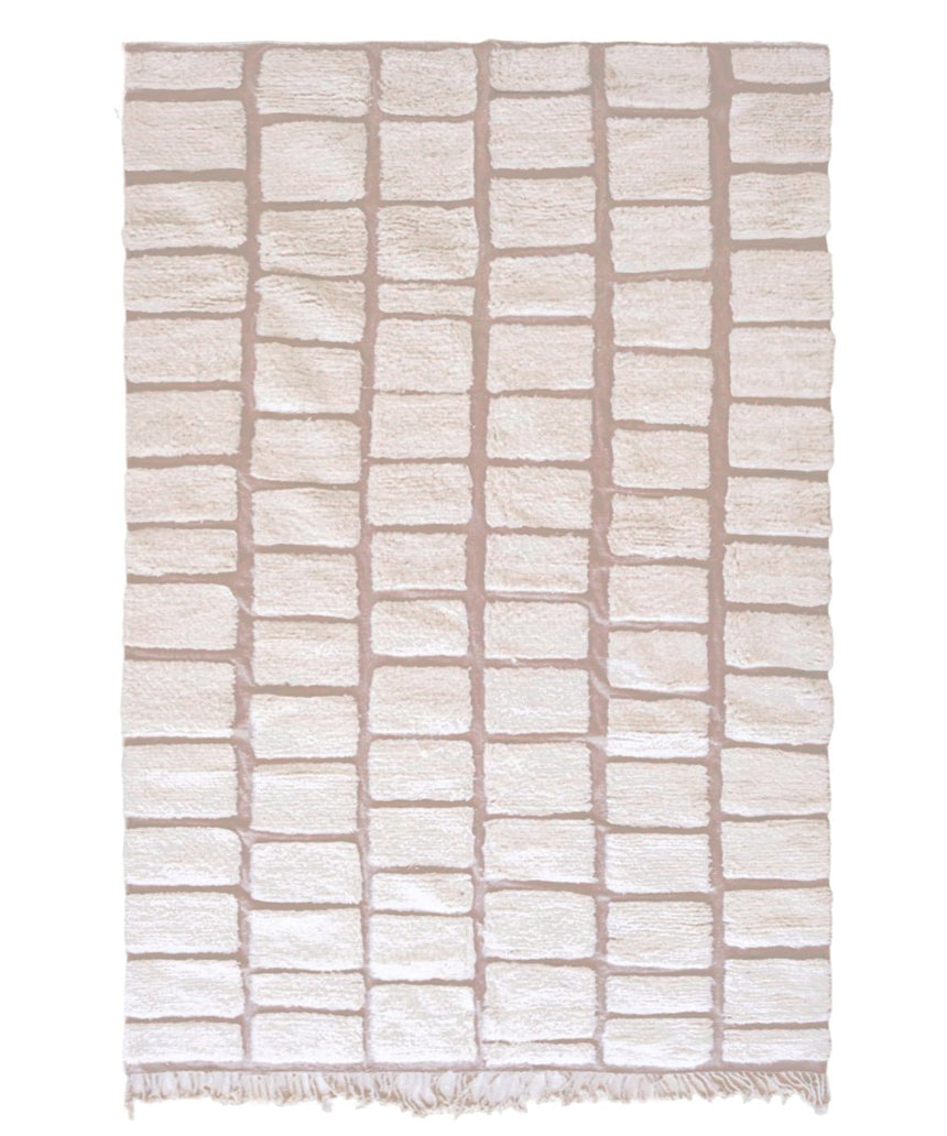 Tapis berbère Beni Ourain contemporain - tapis sur mesure - AFKliving