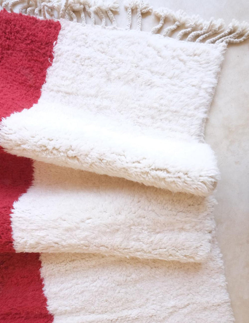 Tapis berbère contemporain au design unique en laine 246 x 346 cm - AFKliving