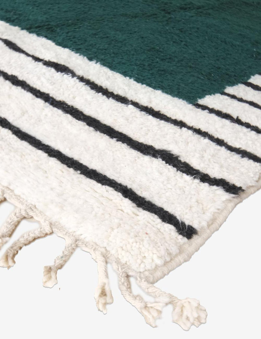 Tapis berbère contemporain aux lignes graphiques en laine 184 x 276 cm - AFKliving