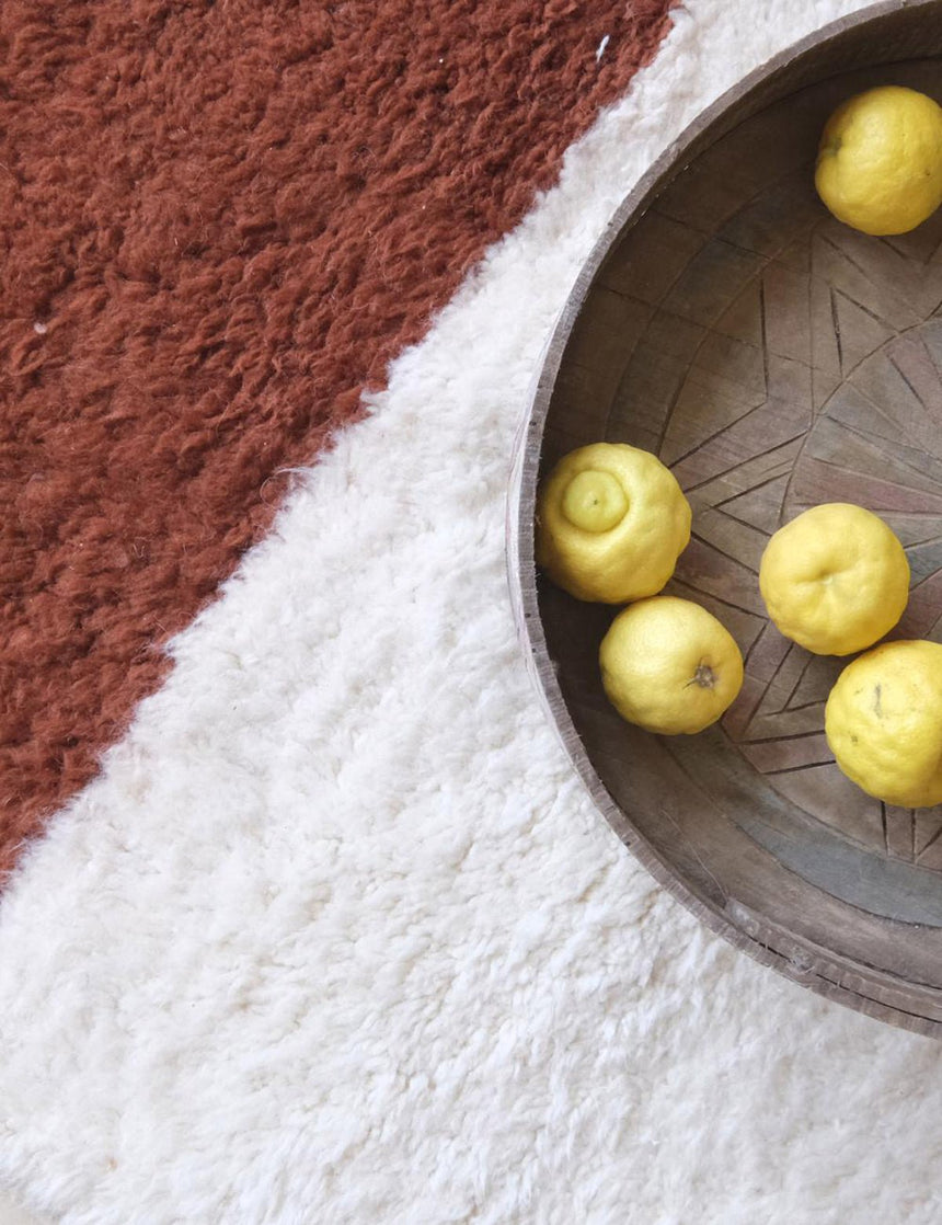 Tapis berbère contemporain aux lignes graphiques laine 300 x 402 cm - AFKliving