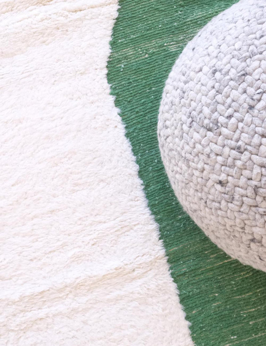 Tapis berbère contemporain et graphique laine 251 x 293 cm - AFKliving