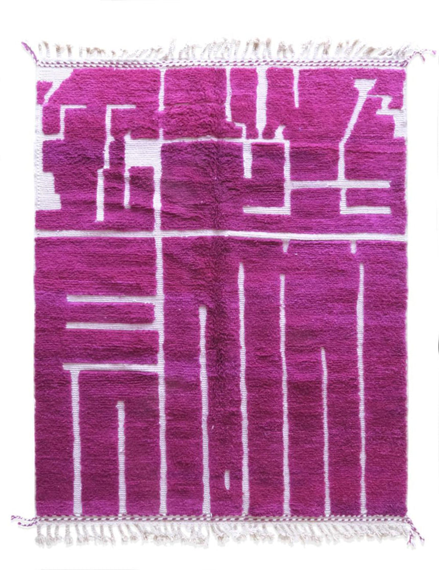 Tapis berbère contemporain et graphique laine - sur mesure - AFKliving