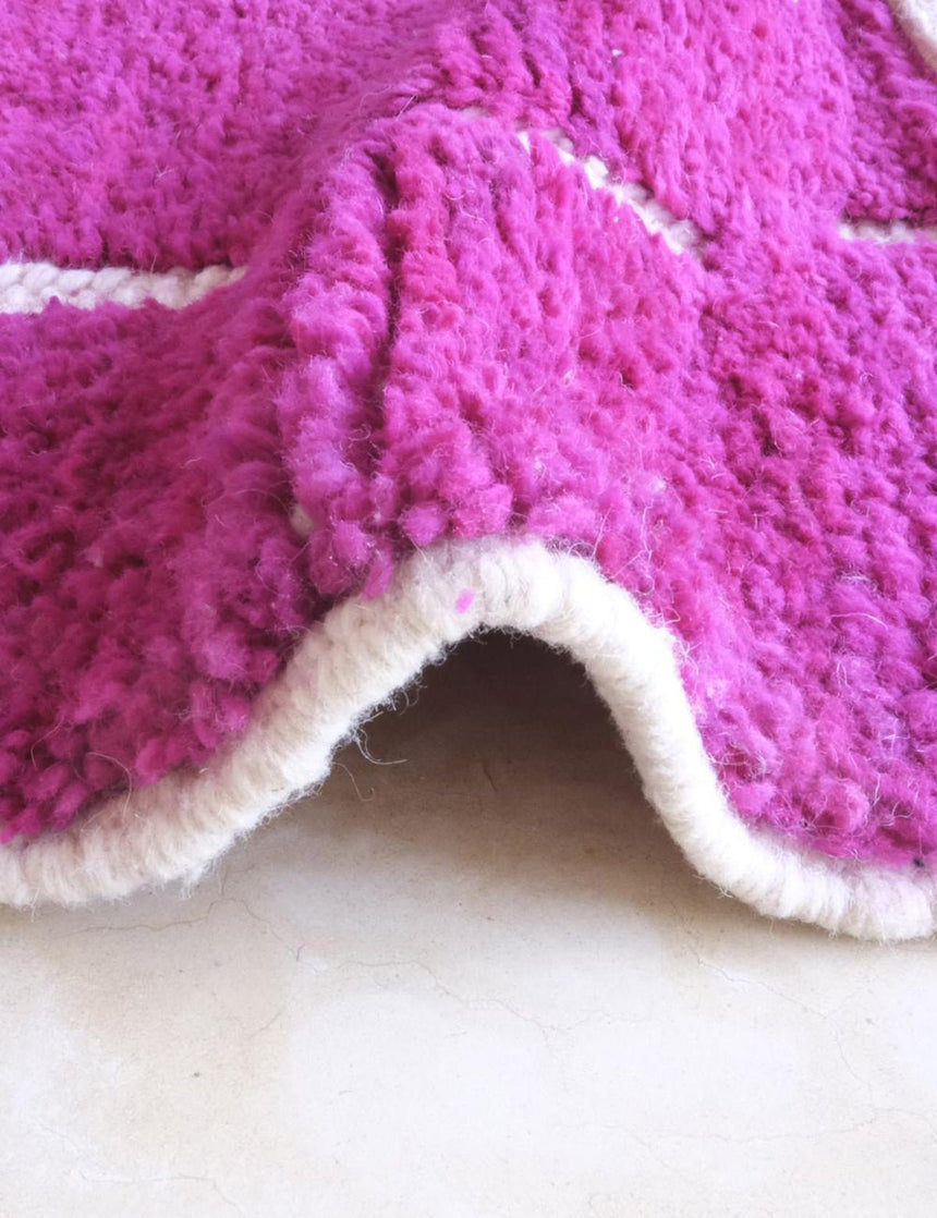 Tapis berbère contemporain et graphique laine - sur mesure - AFKliving